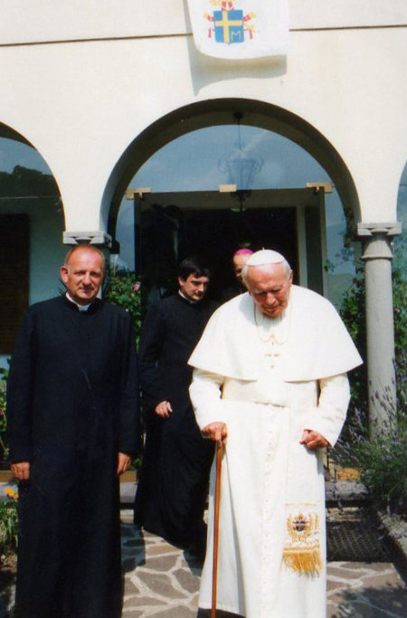 Papa Giovanni Paolo II a Borno