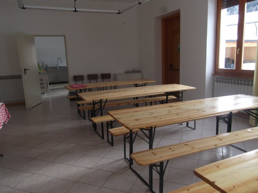 Ampia sala da pranzo.