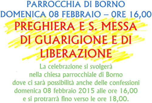 S. Messa di guarigione 8-2-2015