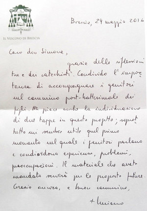 IL CAMMINO DELL'INIZIAZIONE CRISTIANARiflessioni e proposte