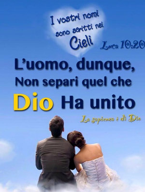 QUANDO IL MATRIMONIO SCRICCHIOLA