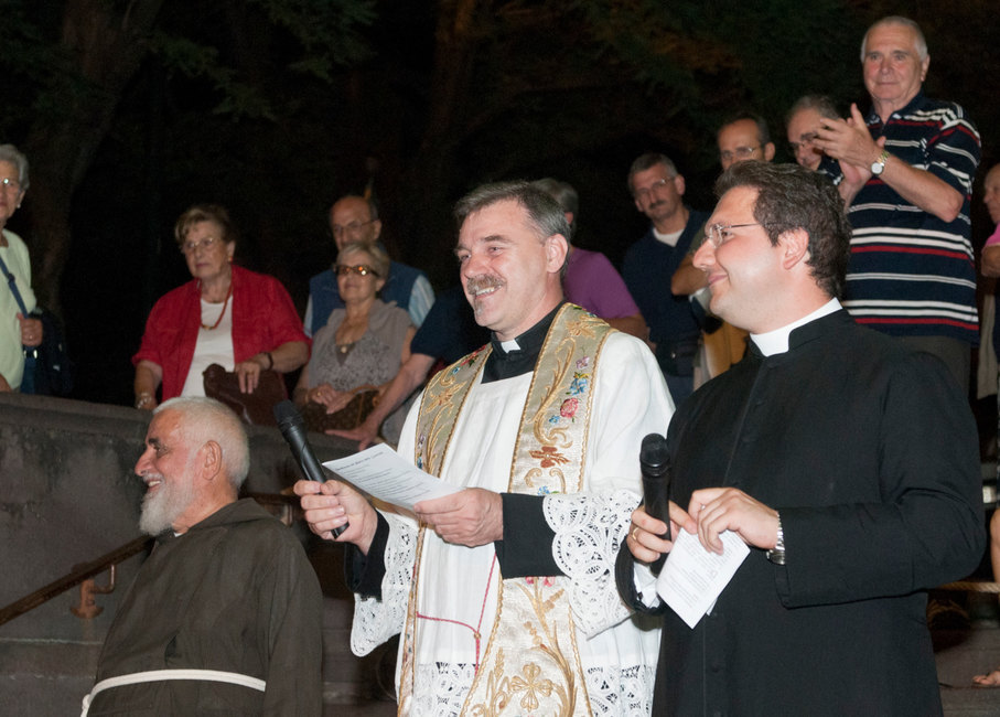 Con padre Defendente e don Alberto.