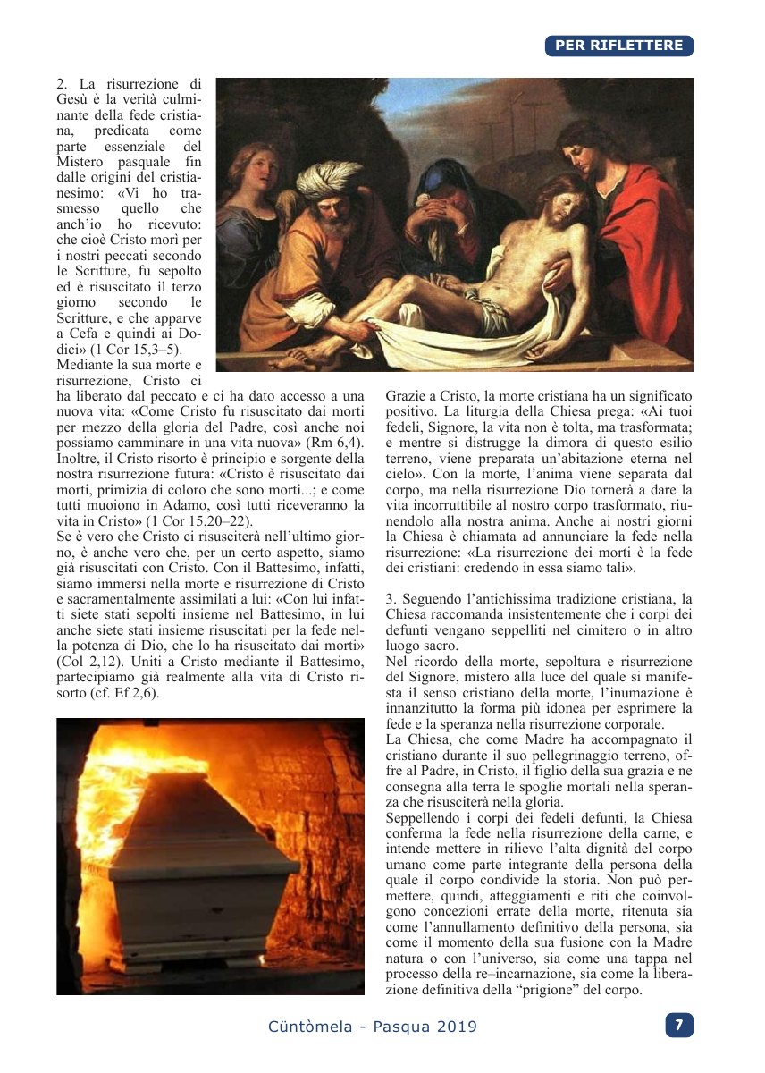 Cuntomela Pasqua 2019