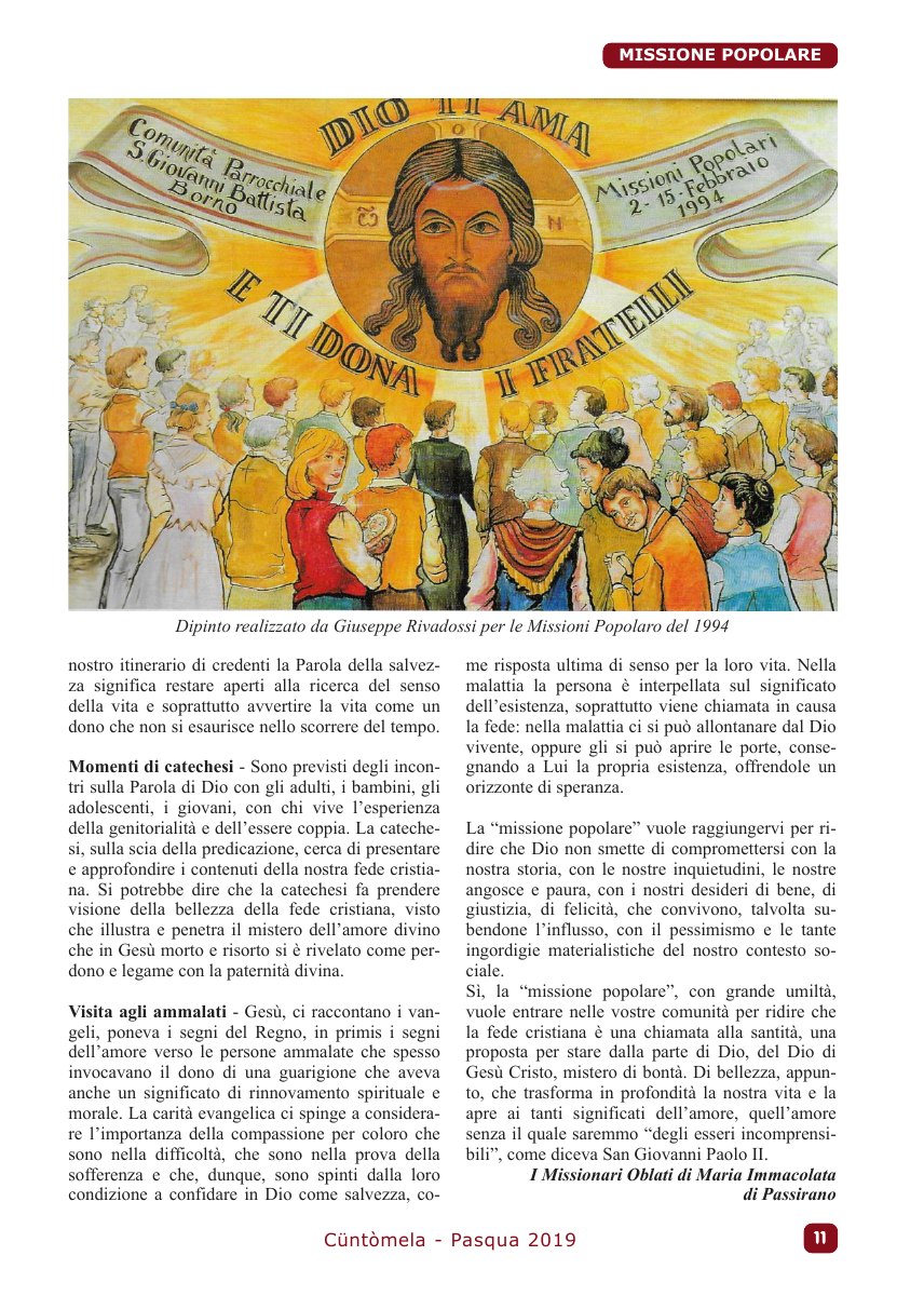 Cuntomela Pasqua 2019