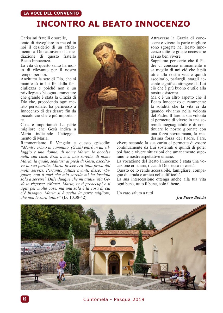 Cuntomela Pasqua 2019