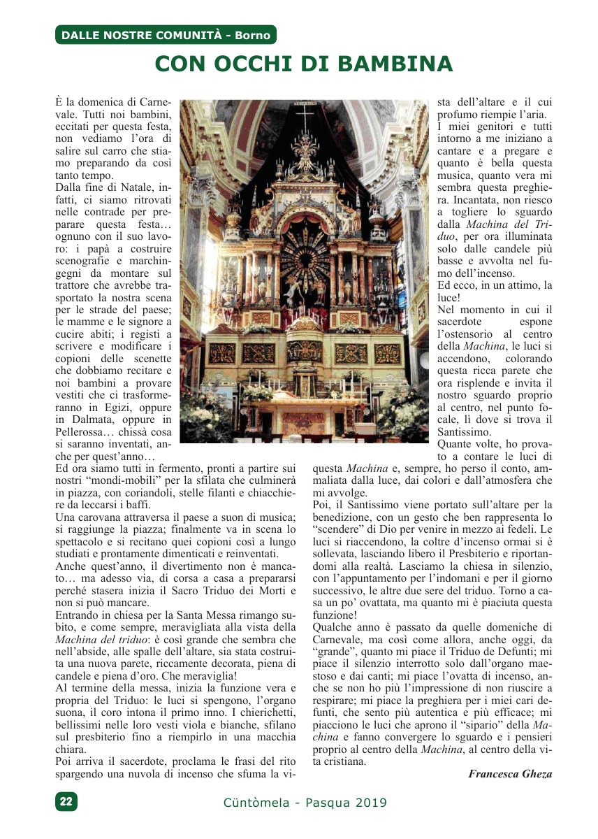 Cuntomela Pasqua 2019
