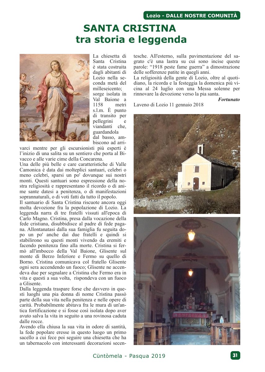 Cuntomela Pasqua 2019