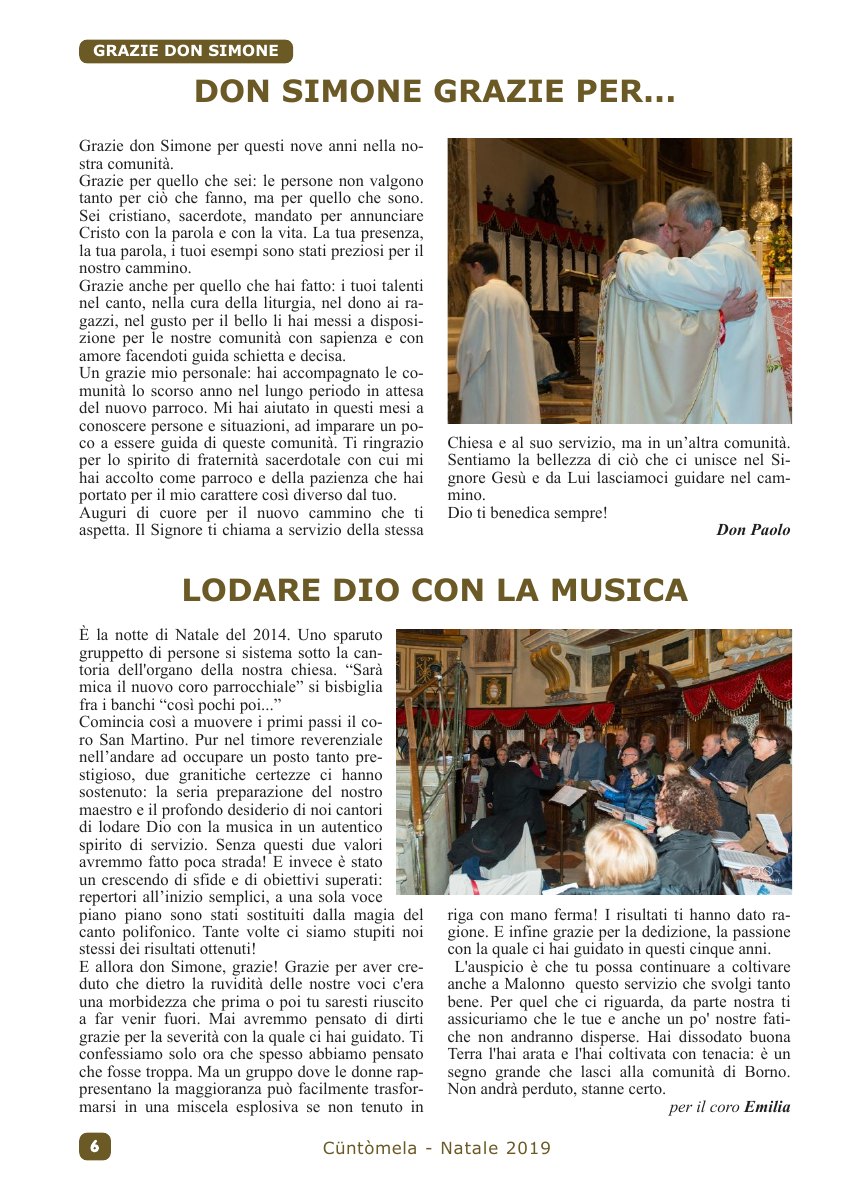 Cuntomela Natale 2019
