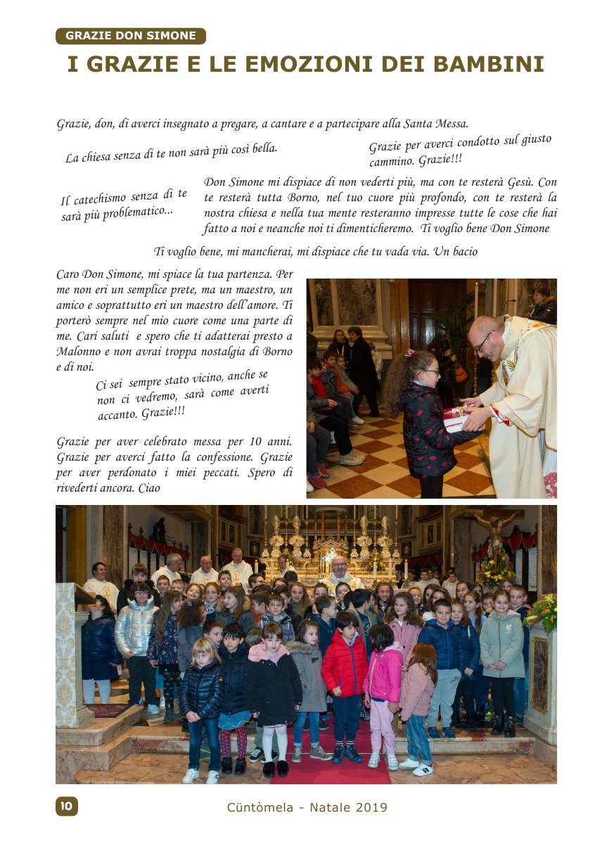 Cuntomela Natale 2019