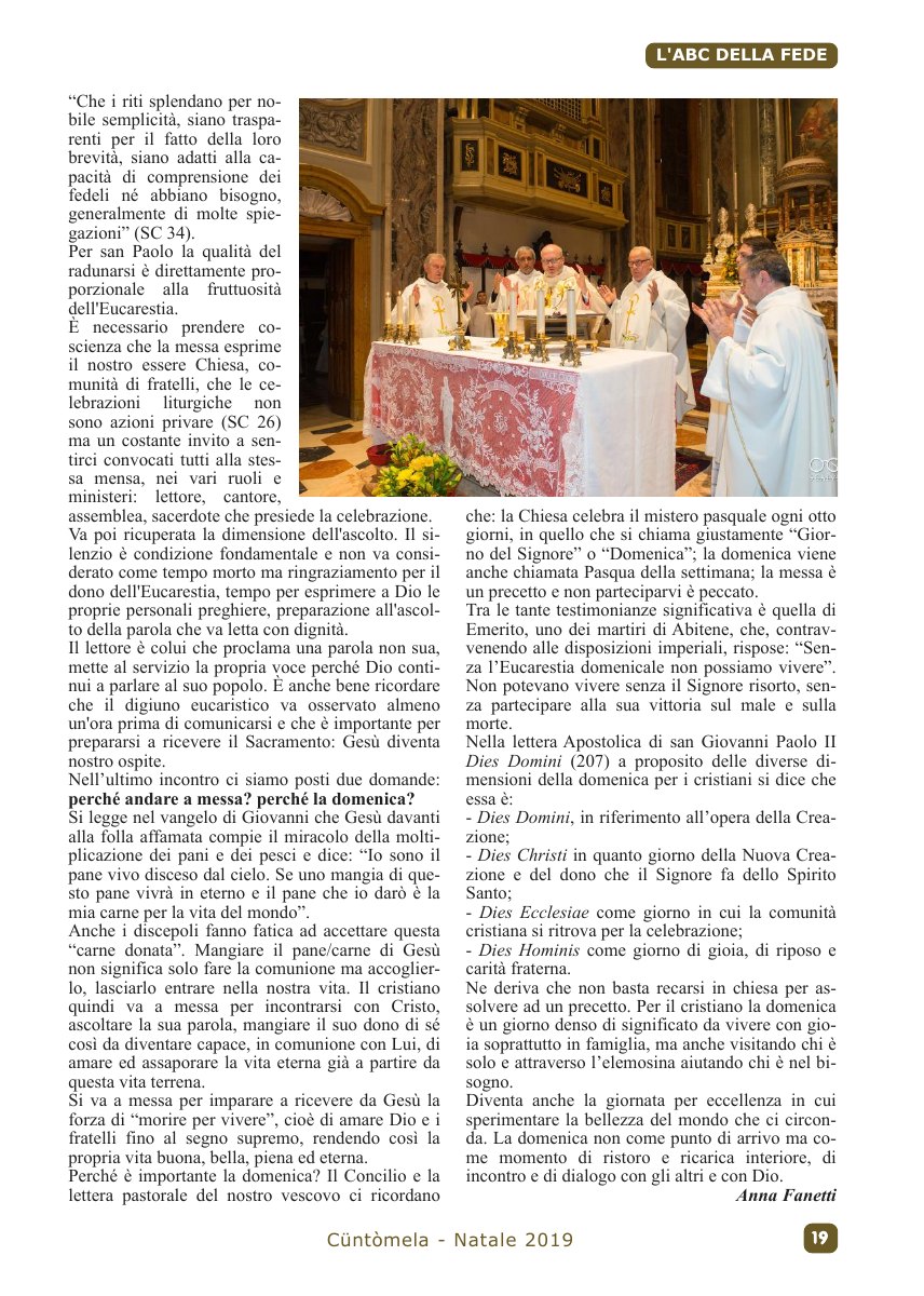 Cuntomela Natale 2019