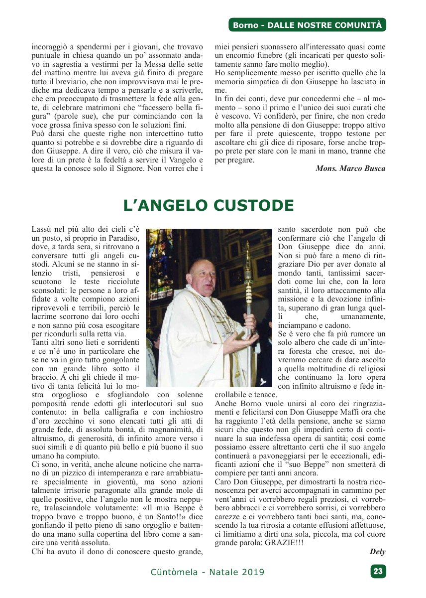 Cuntomela Natale 2019