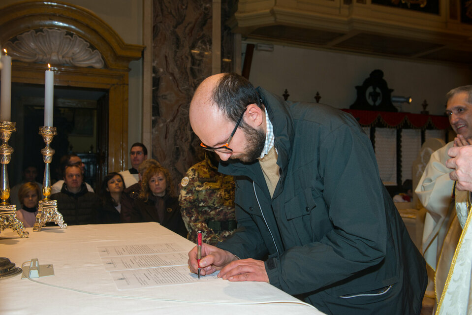 13-1-2019: don Paolo è proprio arrivato.