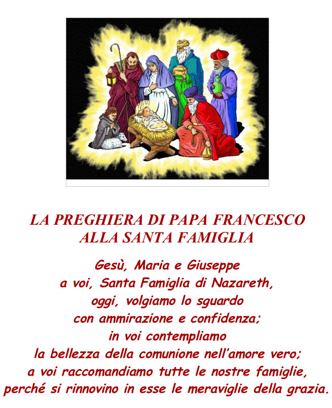 preghiera S. Famiglia