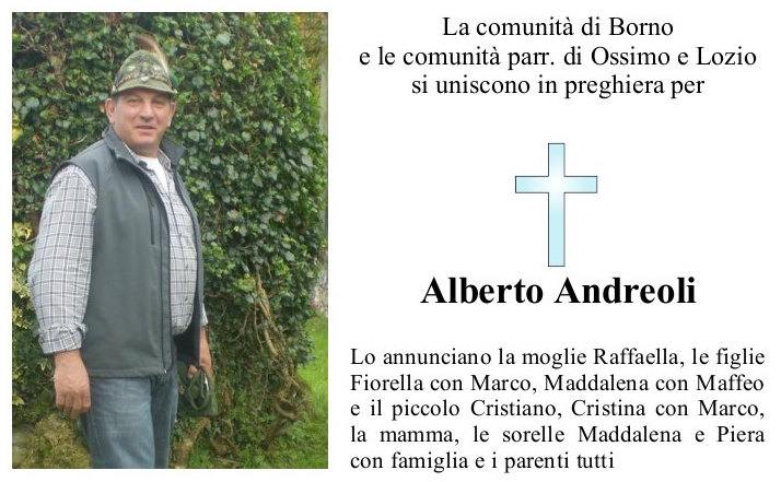 defunto Alberto Andreoli