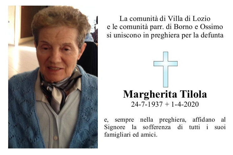 defunto margherita tilola