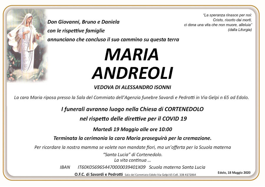 def maria andreoli