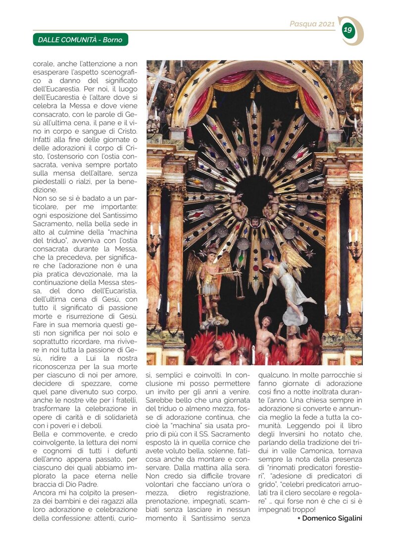 Cuntomela Pasqua 2021