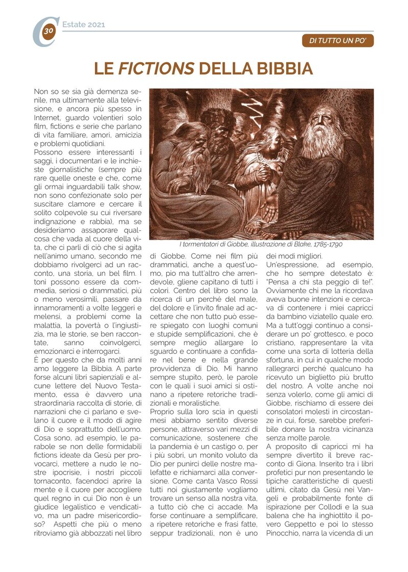LE FICTIONS DELLA BIBBIA
