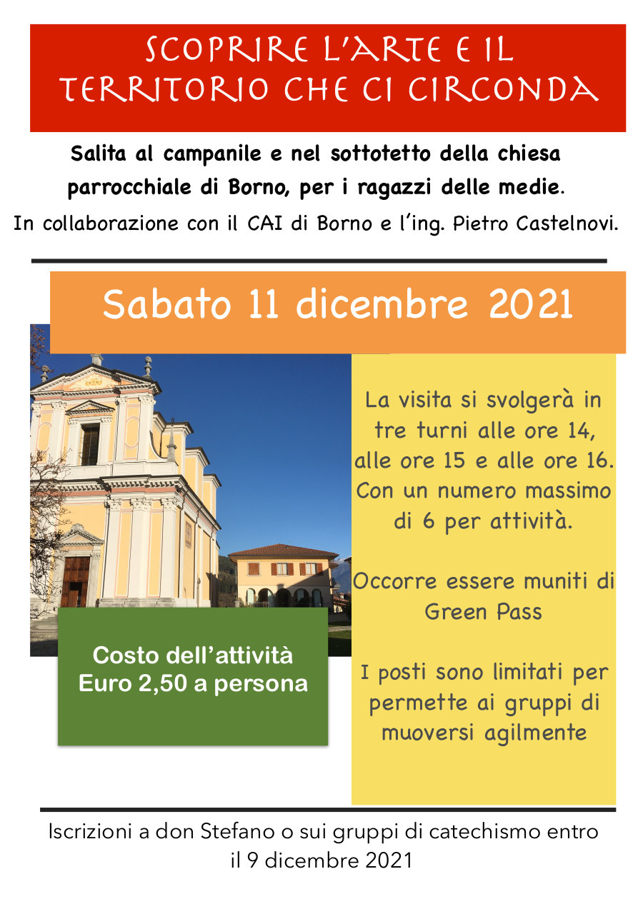 11-12-2021: visita chiesa, campanile e sottotetto