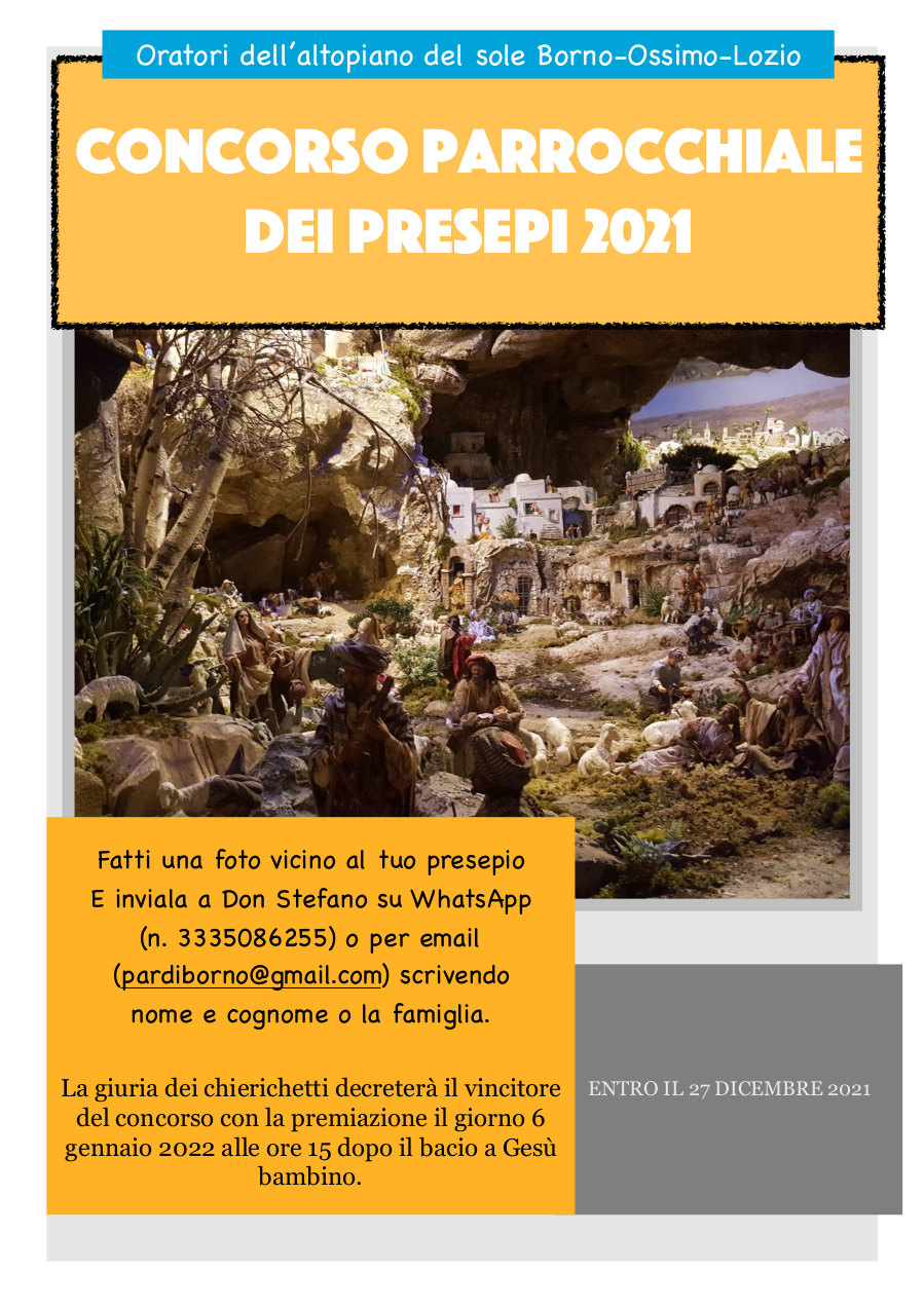 concorso presepi 2021