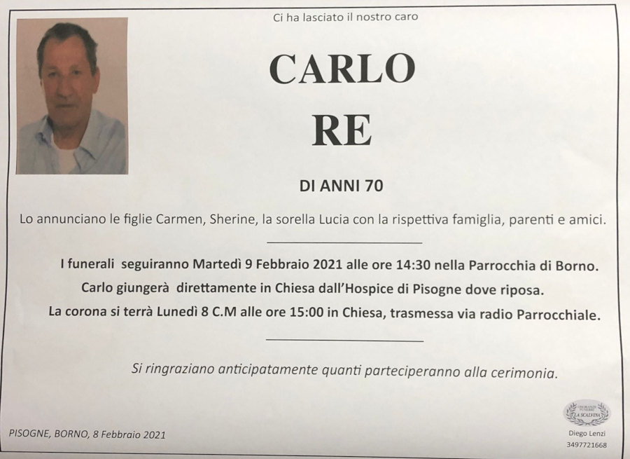 8 feb. 2021 def Carlo Re