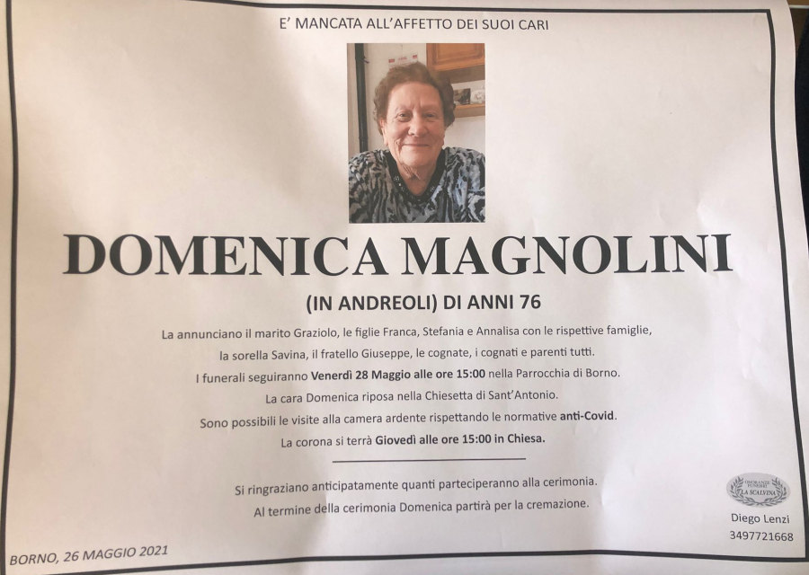 26-5-2021: def domenica magnolini