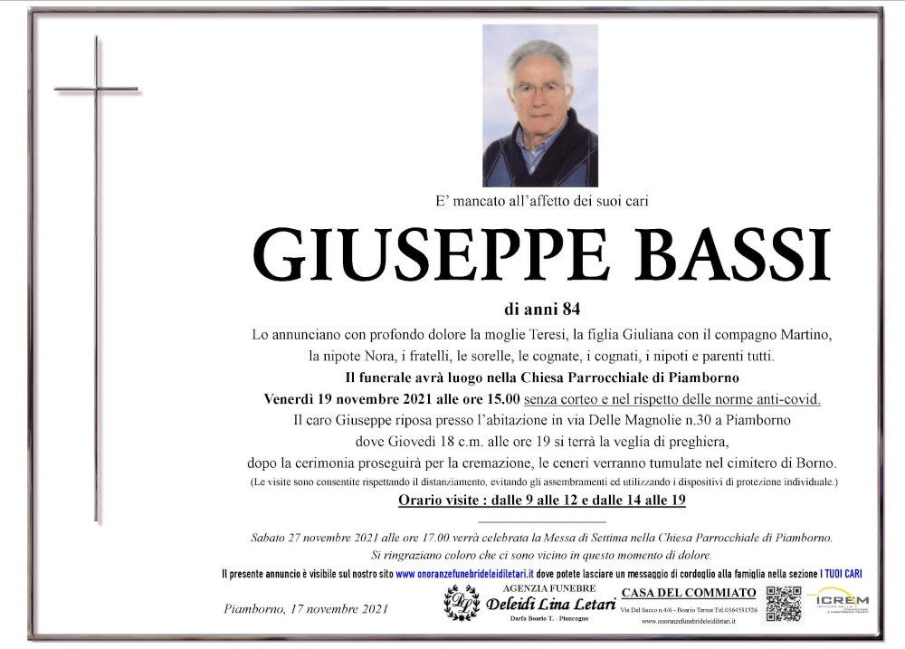 17-11-2021: def giuseppe bassi