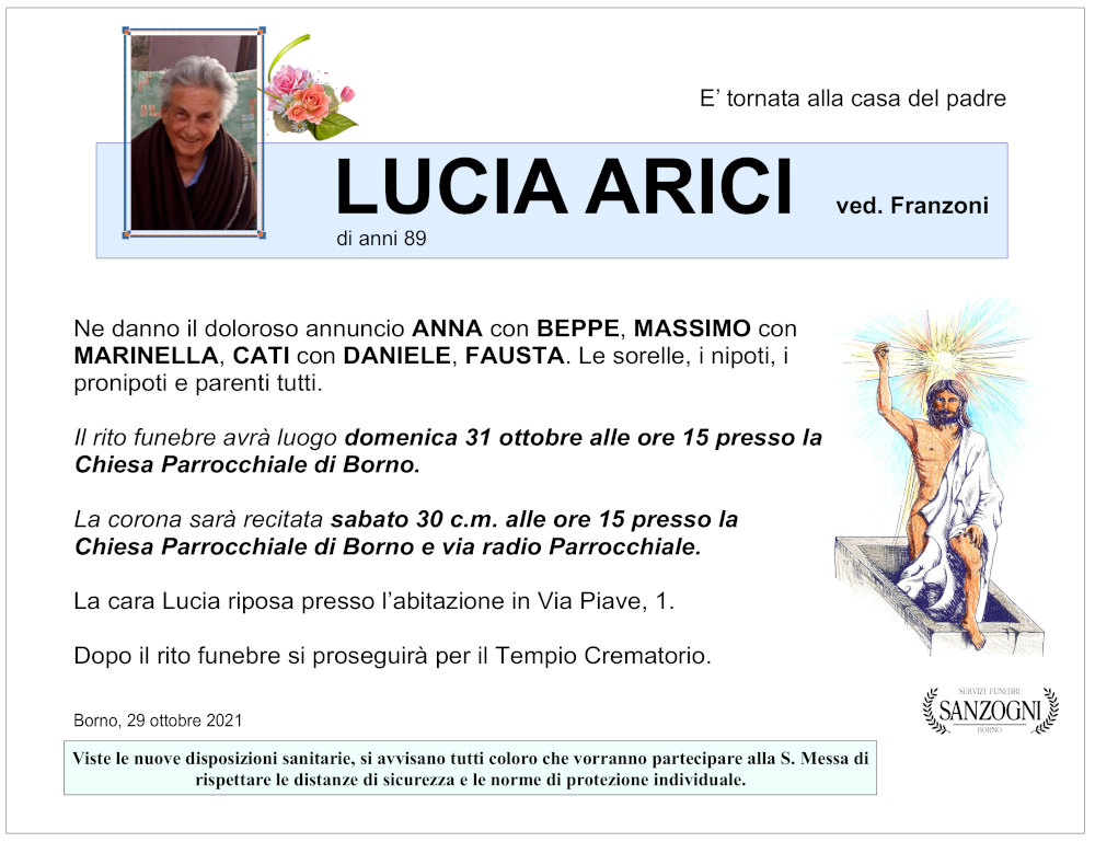 29-10-2021: def lucia arici