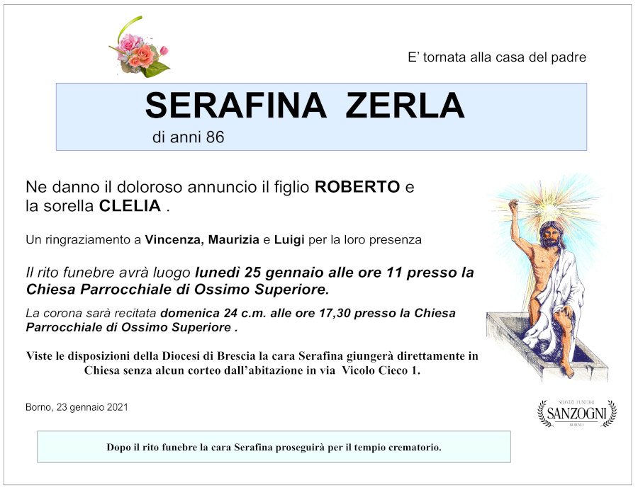 23-1-2021 def serafina zerla