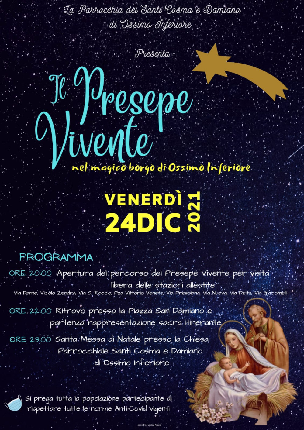 24-12-2021: presepio vivente ossimo inf.