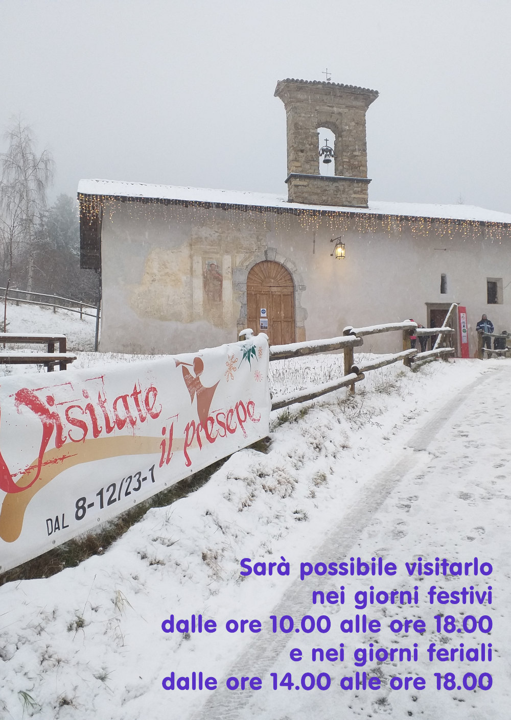 natale 2021: presepio chiesa s. fiorino