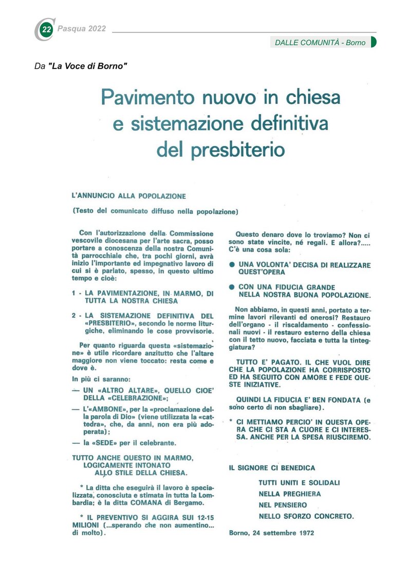 Cuntomela Pasqua 2022