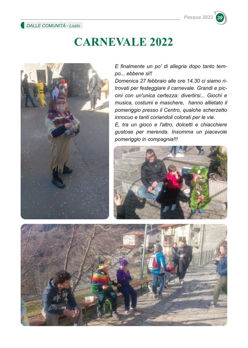 CARNEVALE 2022