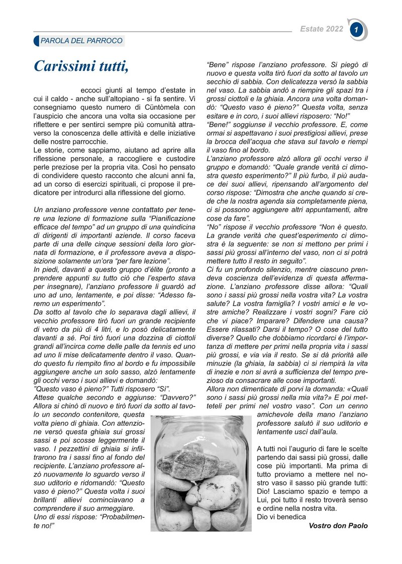 Carissimi,