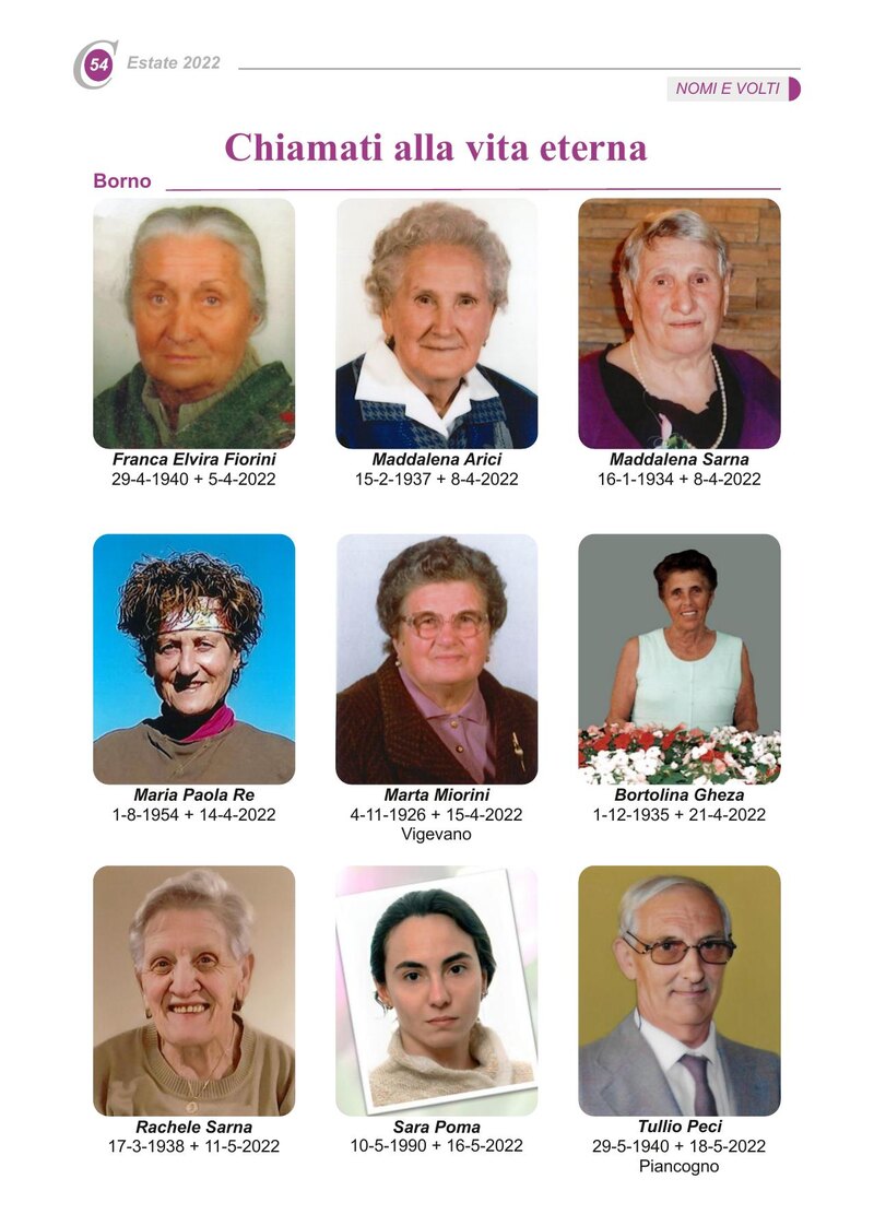 Chiamati alla vita eterna