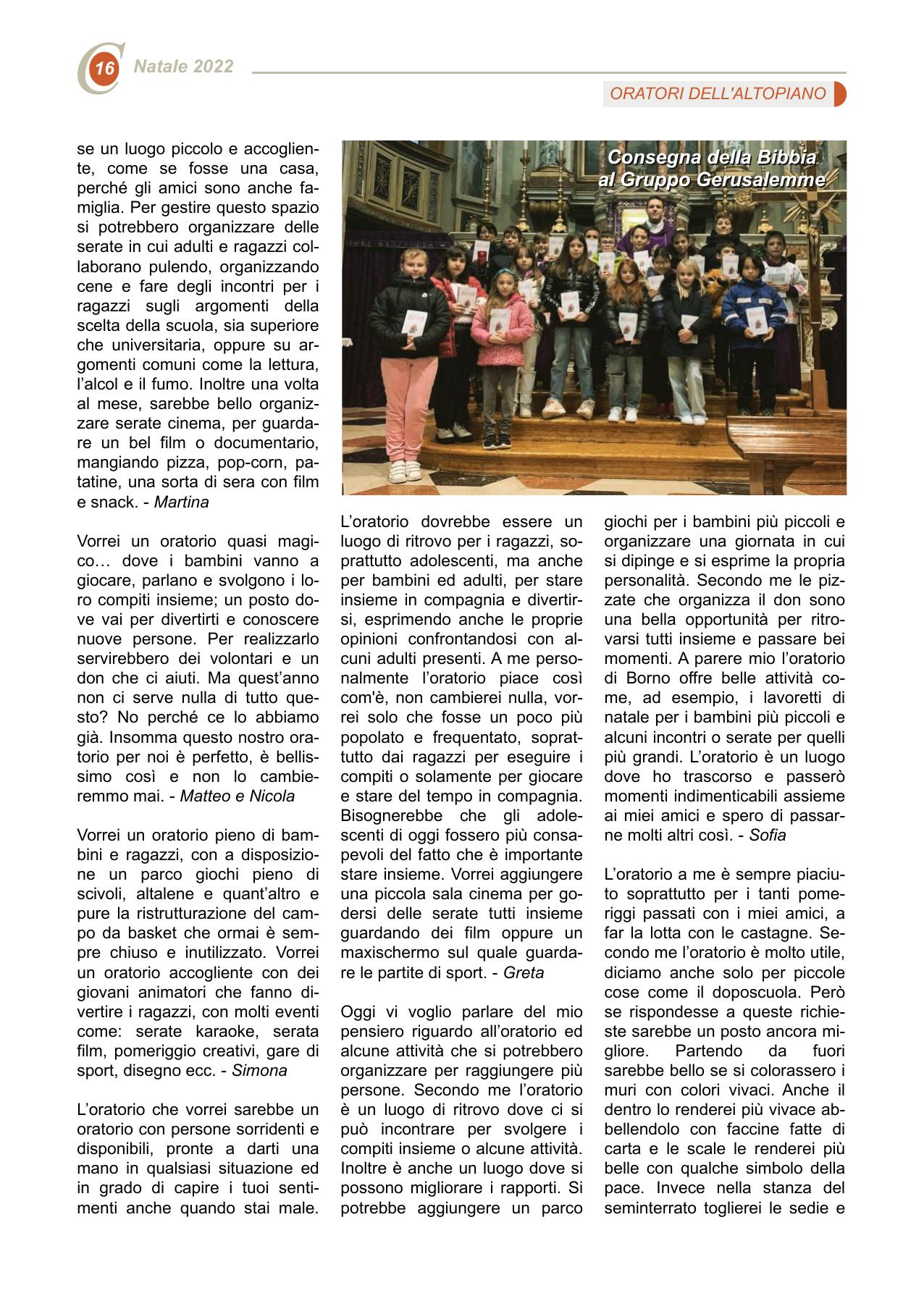 Cuntomela Natale 2022