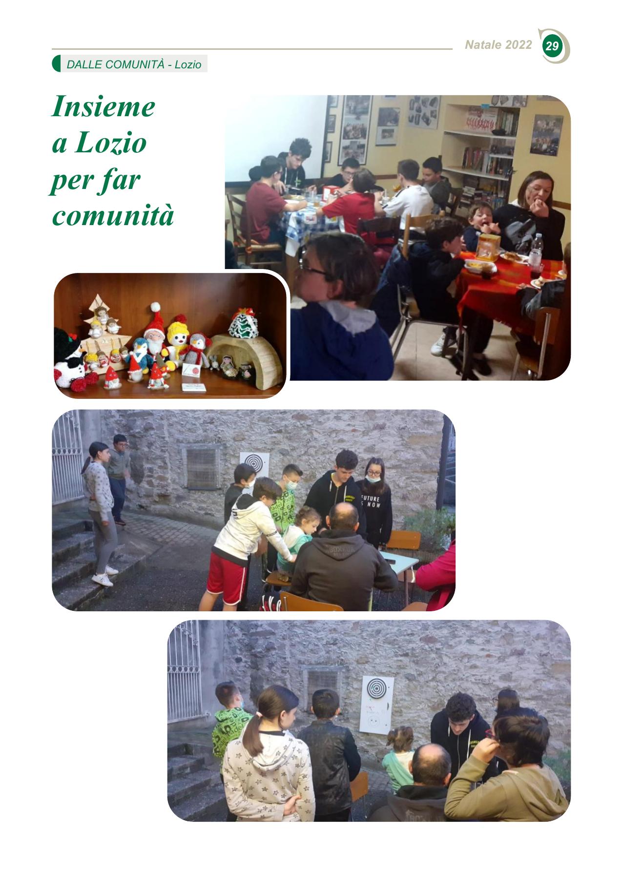 Insieme a Lozio per far comunità