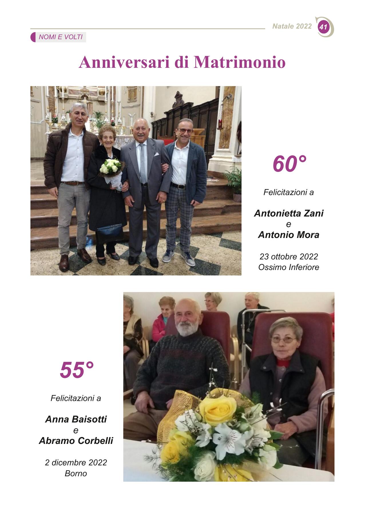 Anniversari di Matrimonio