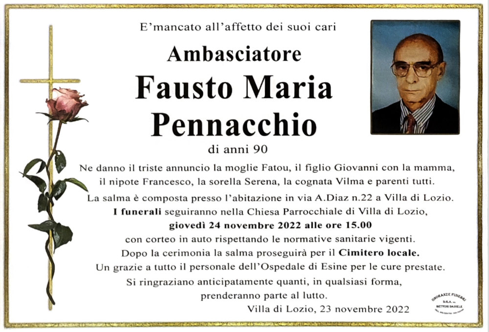 23-11-2022: def fausto pennacchio