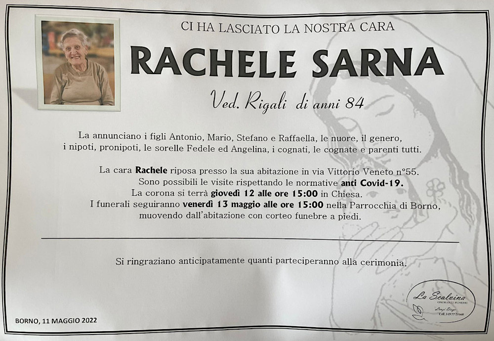 11-5-2022: def rachele sarna