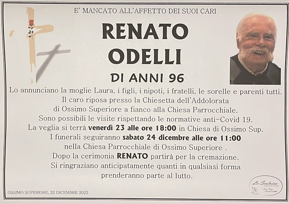 22 dicembre 2022: def
renato odelli