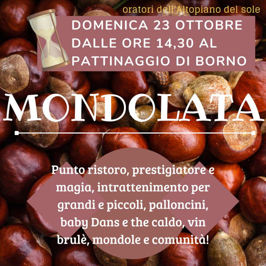 23 ottobre 2022 ore 14,30: mondolata al pattinaggio