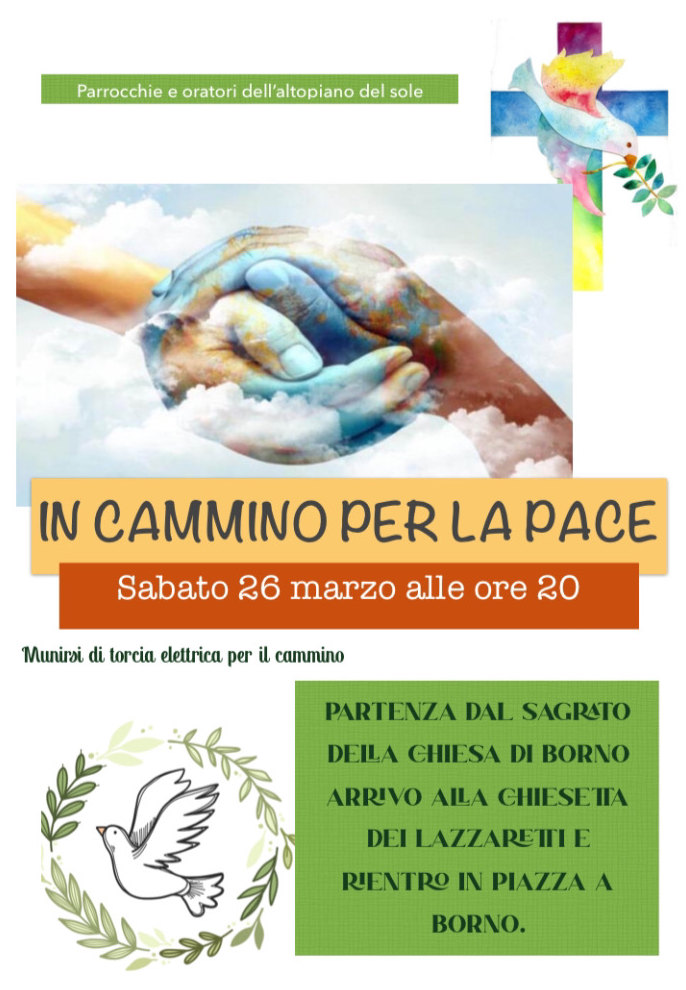 26 marzo 2022: in cammino per la pace