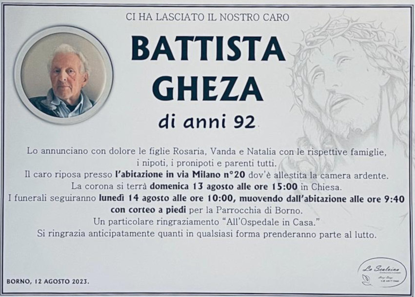 12 agosto 2023: def battista gheza