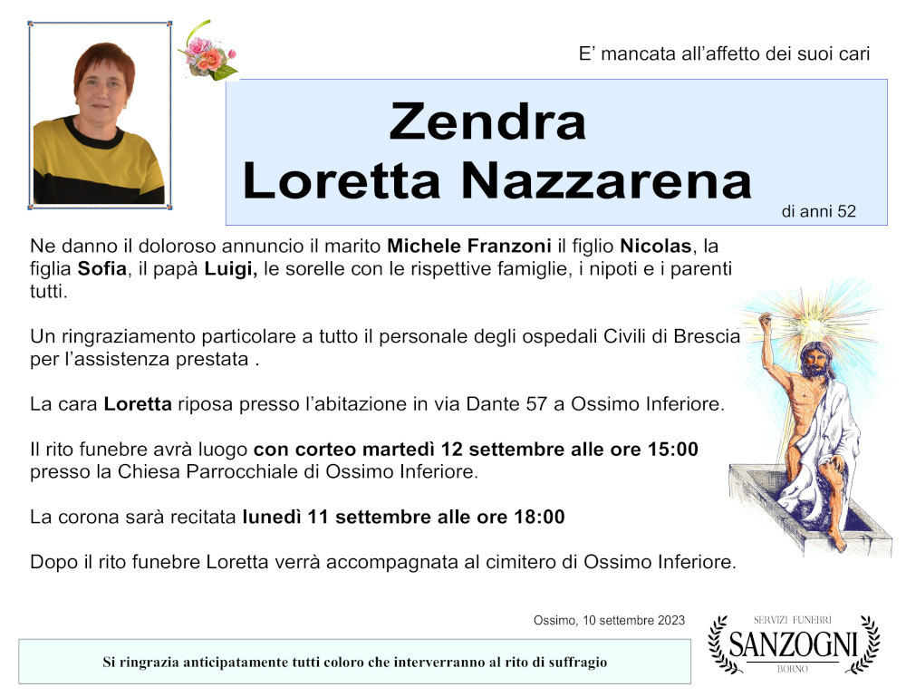 10 settembre 2023: def Loretta Zendra - Ossimo inf.