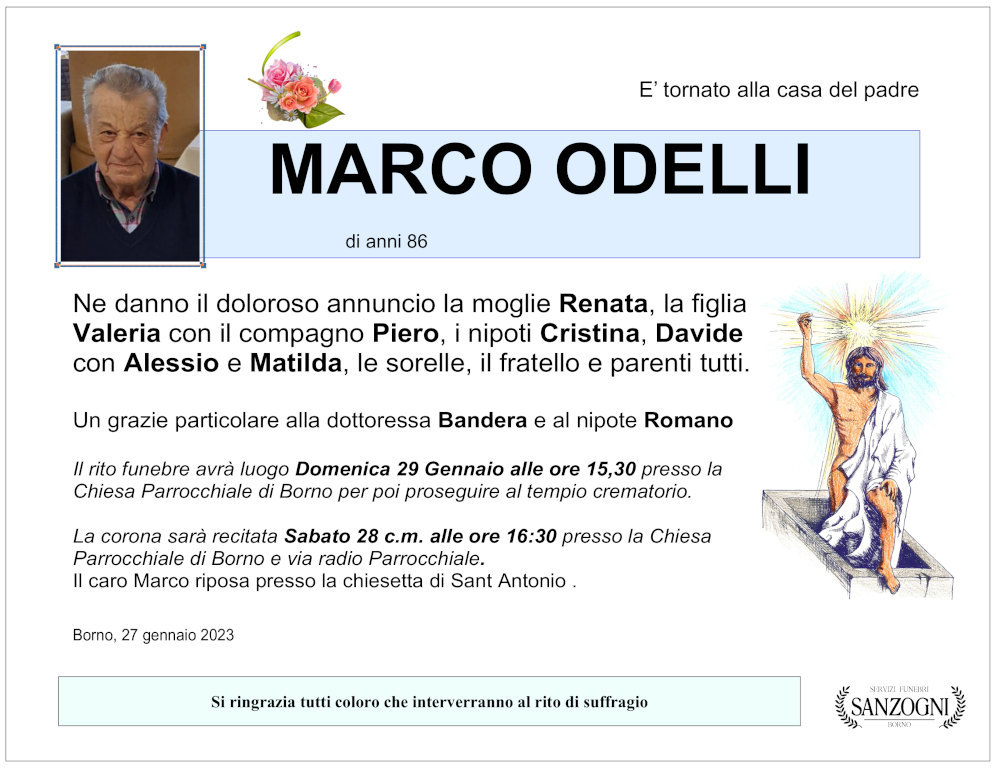 27 gen 2023: def marco odelli