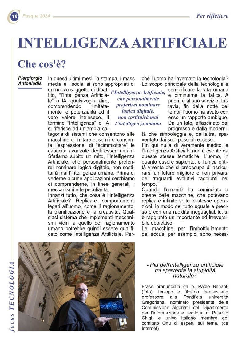 INTELLIGENZA ARTIFICIALE