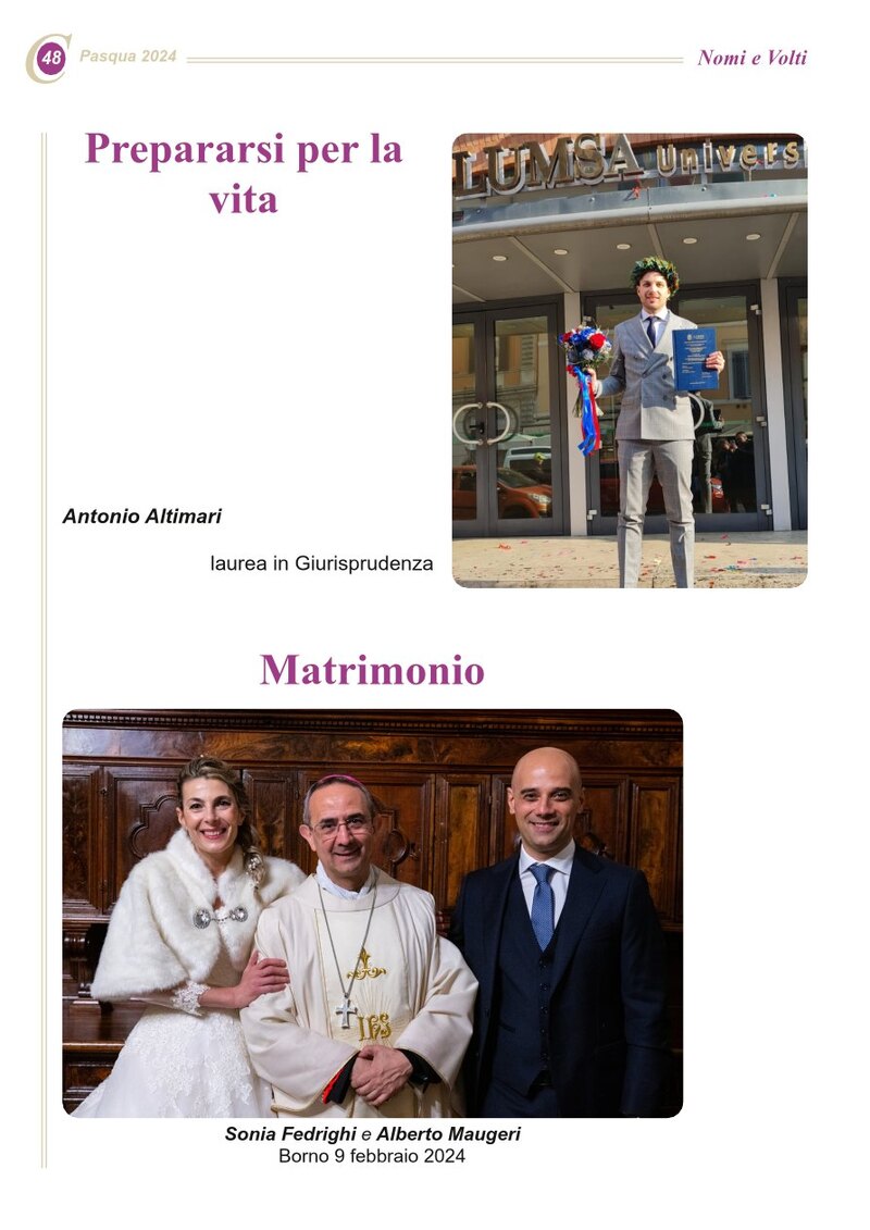 Prepararsi per la vita