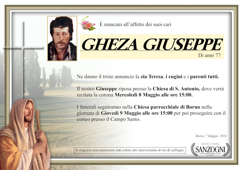 7 maggio 2024: def Giuseppe Gheza - Borno