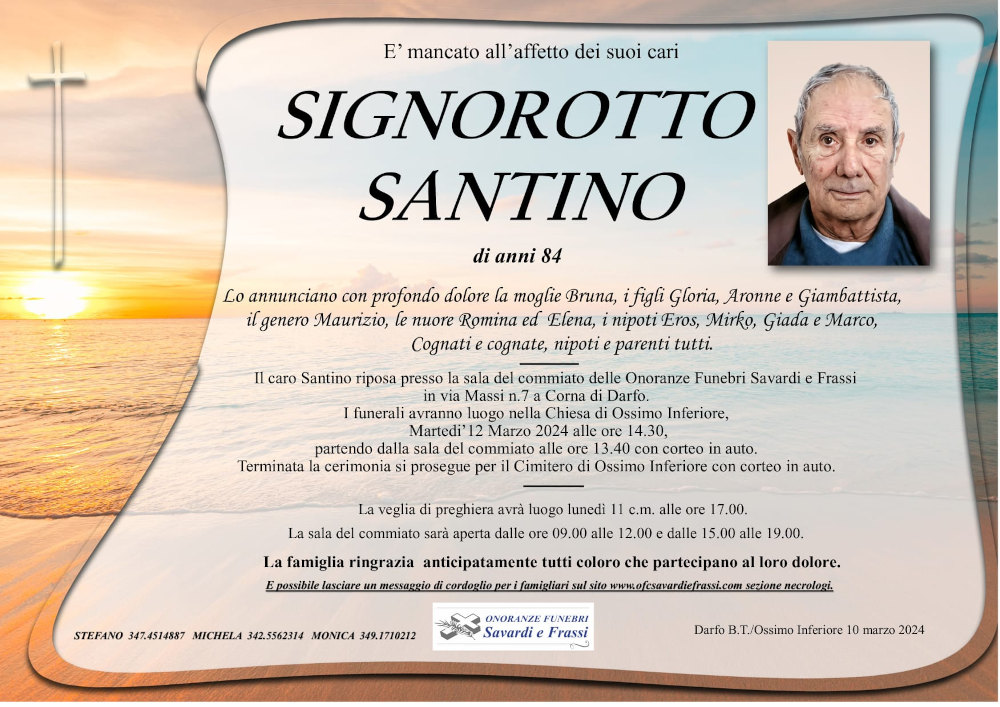 10 marzo 2024: def Santino Signorotto - Ossimo inf.
